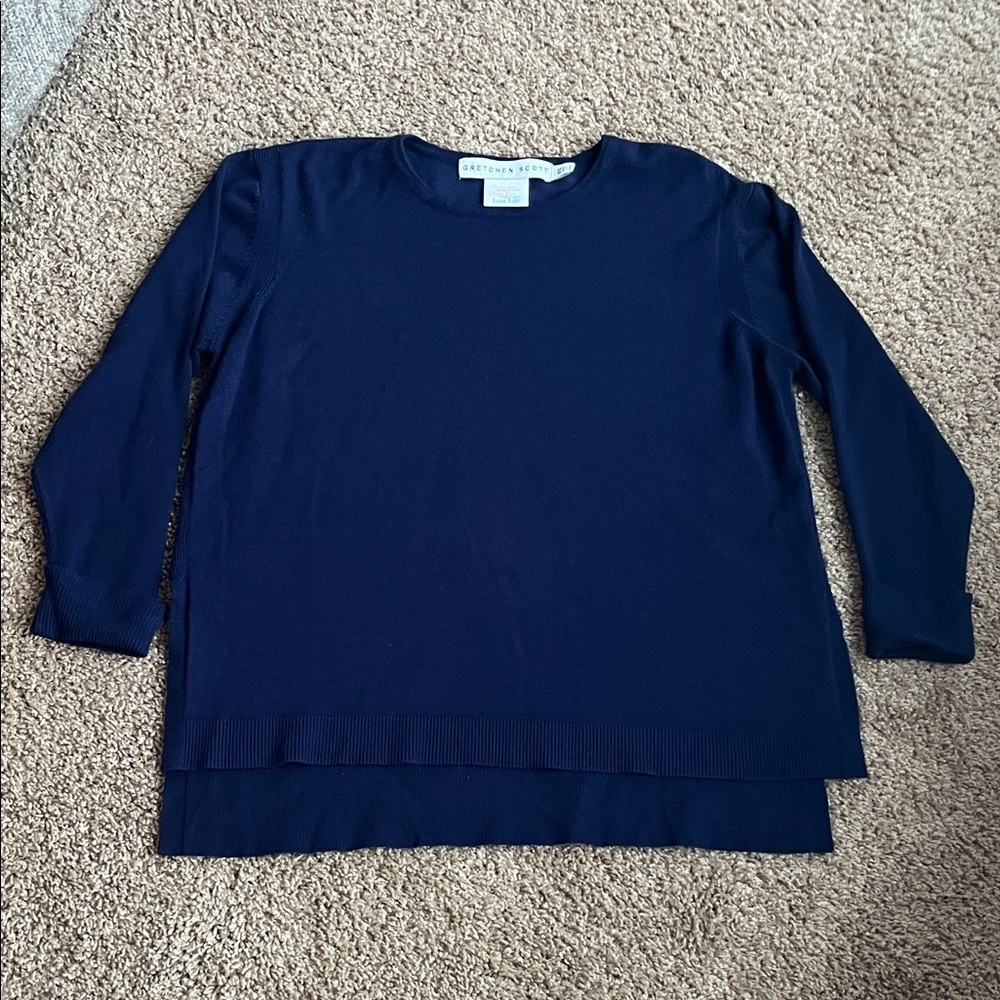 Gretchen Scott Designs Navy Blue Sweater Size XS